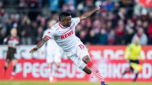 <p>Jhon Cordoba traf gegen St.Pauli gleich drei Mal.</p>
