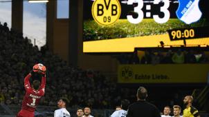 <p>Ein spektakuläres 3:3 gab es beim Spiel Dortmund gegen Hoffenheim. Foto: dpa</p>
