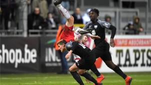 <p>Die AS Eupen zeigt gegen Kortrijk eine der schwächsten Saisonleistungen.</p>