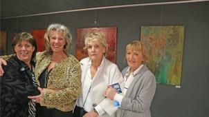 <p>Mary Pesch, Sigrid Hamacher, Irene Radermacher und Kathy Stockheim sind die Protagonistinnen der neuen Schlachthof-Ausstellung.</p>