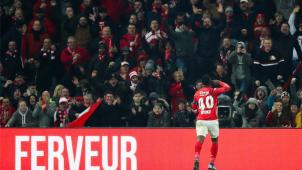 <p>Paul-José Mpoku war der Matchwinner am Sonntagabend.</p>