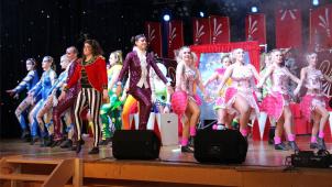 <p>Die Showtanzeinlage „Zirkus Noctua“ war eines der Highlights der Sitzung in Kelmis.</p>