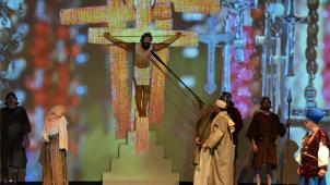 <p>„Mich dürstet“: Jesus am Kreuz.</p>