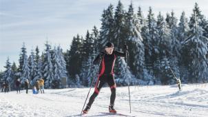 <p>Ein Bild wie dieses bot sich leider zu selten im zurückliegenden ostbelgischen Winter. Nur an wenigen Tagen gab es wirklich gute Skibedingungen.</p>