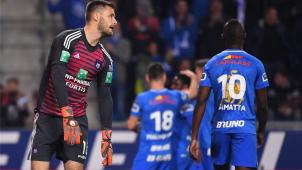 <p>Anderlecht-Torwart Didillon musste drei Mal hinter sich greifen. Genk hingegen startete eindrucksvoll in die Play-off 1.</p>