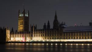 <p>Ein Blick das britische Parlament</p>
