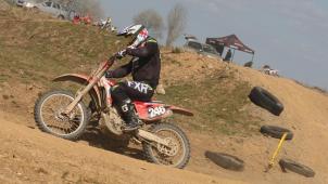 <p>Björn Frank im Einsatz. Er und seine Familie leben den Motocross-Sport.</p>