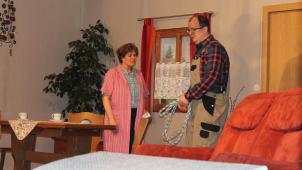 <p>Die Theaterfreunde Hergenrath feierten am Samstag Premiere und stellen sich am Freitag der Jury.</p>