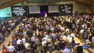 <p>Über 1.800 Menschen kamen zu den Bibeltagen zusammen.</p>