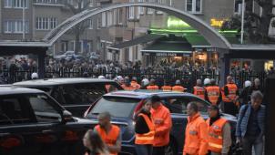 <p>Einige Anderlecht-Fans gingen auf die Barrikaden.</p>