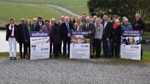 <p>Die Kandidaten von Vivant für die anstehenden PDG- und Europawahlen beim Gruppenfoto am Sonntag in Weywertz.</p>