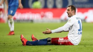 <p>Hamburgs Pierre-Michel Lasogga wird heute nicht auflaufen können.</p>