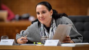 <p>Lydia Klinkenberg: „Ich finde es wichtig, dass im Parlament arbeitende Mütter mit kleinen Kindern, wie ich es bin, vertreten sind.“</p>