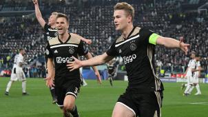 <p>Matthis de Ligt schoss Ajax mit seinem Tor in das Halbfinale.</p>