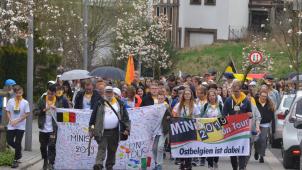 <p>Die Ministranten kehrten feierlich in St.Vith ein.</p>