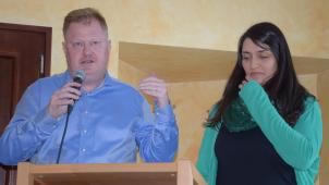 <p>Spitzenduo von Ecolo: Inga Voss und Freddy Mockel</p>