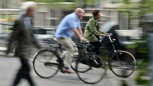 <p>Immer mehr Menschen nutzen das Fahrrad als Alternative zum Auto.</p>