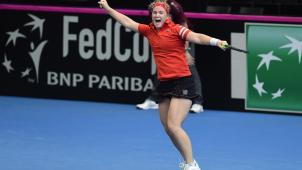 <p>Ysaline Bonaventure aus Stavelot hatte mit dem Sieg gegen Garbine Muguruza für eine Überraschung gesorgt.</p>