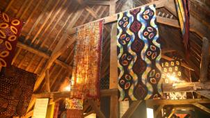 <p>Bunte Stoffe aus Mali.</p>