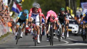 <p>Auf der Ziellinie war kein Kraut gegen Mathieu van der Poel gewachsen.</p>