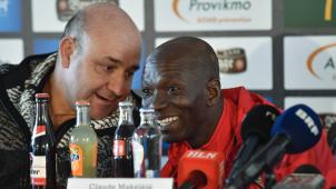 <p>Josep Colomer (l.) hat die AS Eupen verlassen.</p>