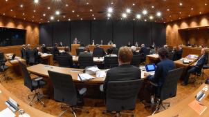 <p>Blick in den PDG-Plenarsaal</p>