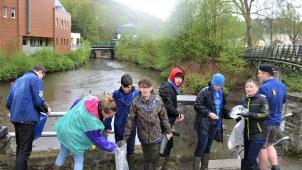 <p>Zahlreiche Eupener Pfadfindergruppen, darunter die Einheit Franz von Assisi, nahmen an der Aktion am Samstag teil.</p>