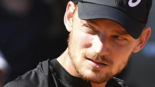 <p>David Goffin kommt nicht aus der Negativ-Spirale heraus.</p>