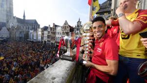 <p>Der KV Mechelen (hier Igor De Camargo) sorgt mit seinem Pokalsieg für Sorgen in den Reihen des belgischen Fußballverbandes.</p>