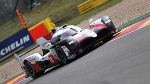 <p>Die beiden Toyota TS050 Hybrid, hier die Startnummer 8 mit Fernando Alonso, sind die großen Favoriten in Spa.</p>