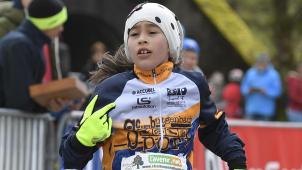 <p>Die neunjährige Celina Weynand gewann den Kinderlauf ihres Jahrgangs und wurde Fünfte beim Volkslauf.</p>