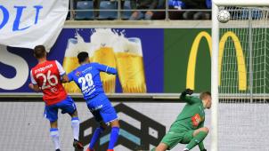 <p>Mats Rits erzielte bereits in der ersten Halbzeit den Brügger Siegtreffer.</p>