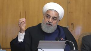 <p>Zum Jahrestag des US-Ausstiegs aus dem internationalen Atomabkommen mit dem Iran hat der iranische Präsident Hassan Ruhani (Bild) einen Teilausstieg seines Landes aus dem Deal bekanntgegeben.</p>