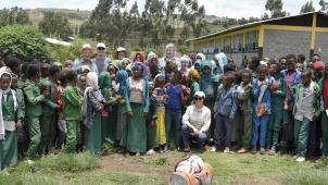 <p>In der Majete Higher Primary School in Legehida werden ebenso viele Jungen wie Mädchen unterrichtet.</p>