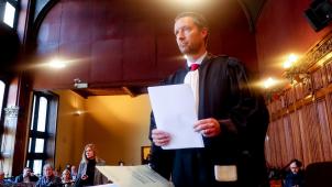 <p>Hat den Ausschluss der Öffentlichkeit beantragt: Anwalt Alexandre Wilmotte.</p>