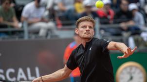 <p>David Goffin zeigte eine starke Leistung gegen Stan Wawrinka.</p>