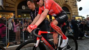 <p>Tom Dumoulin war schwer gezeichnet.</p>