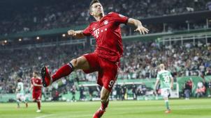 <p>Hat Bayern-Torjäger Robert Lewandowski auch am Samstag Grund zum Jubel?</p>
