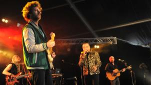 <p>Unter den ostbelgischen Künstlern, die am Samstag auftraten, war auch Yves Paquet mit Band.</p>