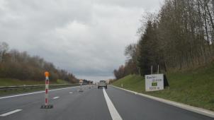 <p>Nach einem Lkw-Unfall war die E42 am Dienstagmittag gesperrt.</p>