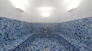 <p>Blick in das Eupener Dampfbad</p>