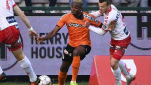 <p>Der zweifache Torschütze Victor Osimhen</p>