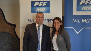 <p>Pierre-Yves Jeholet und Christine Mauel sind die liberalen Vertreter des zweisprachigen Wahlbezirks Verviers im wallonischen Parlament.</p>