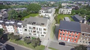 <p>Verteilt auf drei Gebäude sollen in den nächsten Jahren 58 Wohneinheiten auf dem Gelände der ehemaligen französischsprachigen Schule zwischen Bergkapellstraße und dem Park Loten entstehen.</p>