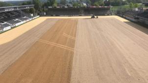 <p>Auch der A-Platz wird erneuert.</p>