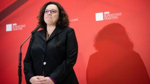 <p>SPD-Partei- und Fraktionschefin Andrea Nahles tritt zurück.</p>