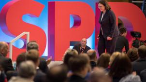 <p>Andrea Nahles hat ihren politischen Überlebenskampf nach dem Desaster bei der Europawahl verloren. Neben der Zukunft der Partei steht jetzt auch die der Regierungskoalition auf dem Spiel.</p>