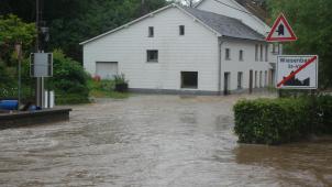 <p>Land unter herrschte am 1. Juni 2018 in Wiesenbach. Die Wallonische Region hat die sintflutartigen Regenfälle nun als Naturkatastrophe anerkannt.</p>