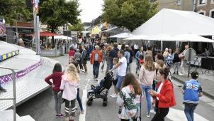 <p>Zelt und Außenausschank vor dem „Bistro Zum Werth“ (rechts im Bild) wird es in diesem Jahr zur Kirmes wohl nicht geben.</p>