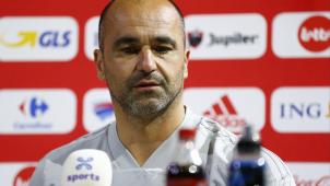 <p>Nationaltrainer Roberto Martinez</p>